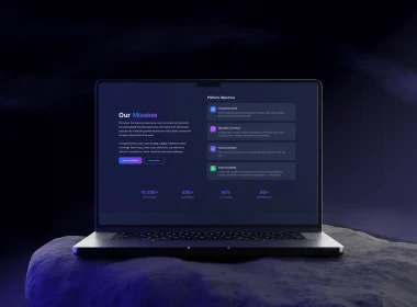 Celestial Laptop Mockup